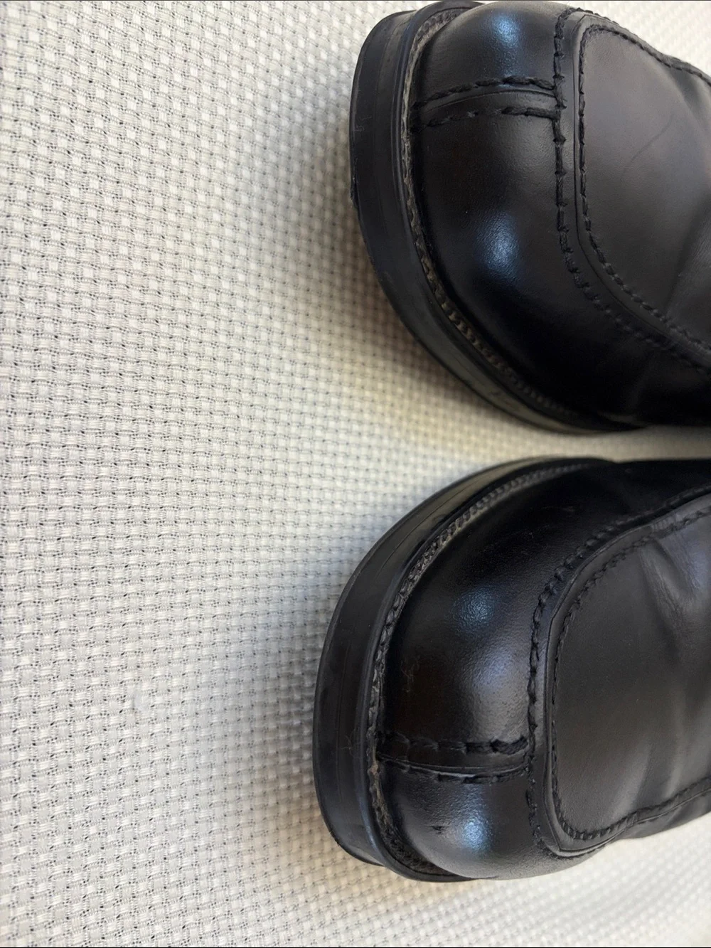 Dockers Black Leather Derby Lace-Up Shoes